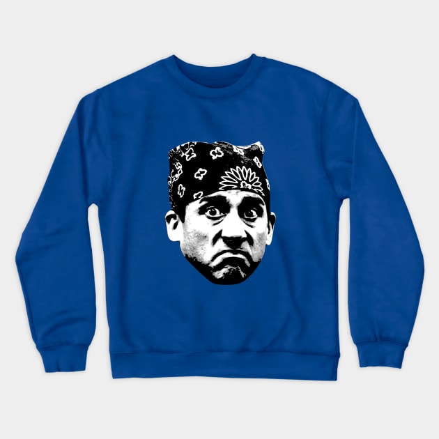 Prison Mike (Black & White) Crewneck Sweatshirt by KrazedKreations